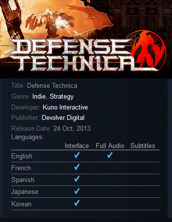 Defense Technica Steam - Click Image to Close